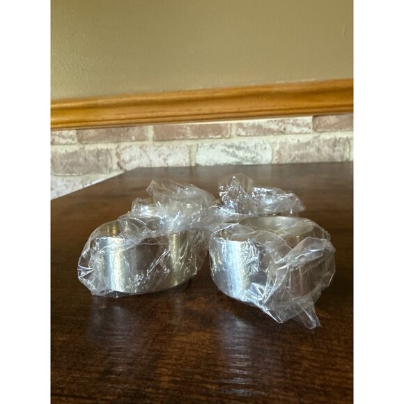 Dansk International Silverplate Napkin Rings Set Of 4 - Picture 6 of 10
